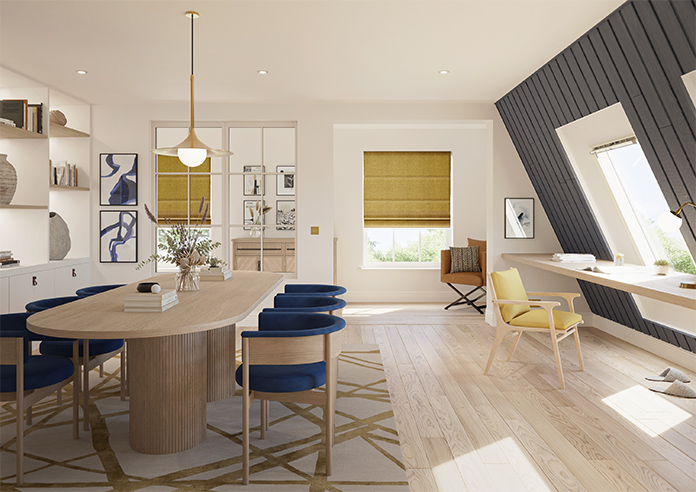 Jakarta, Buttercup - Roman Blind - Image 8